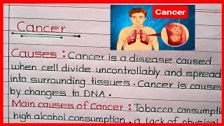 510 Causes of Cancer🔥Types of Cancer🔥Cancer Disease🔥Cancer Definition🔥Cancer Symptoms [upl. by Quartus]