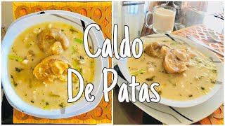 Delicioso y fácil CALDO DE PATAS ¡¡¡¡😋 [upl. by Lamag]