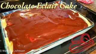 No Bake Chocolate Eclair Cake [upl. by Gradey759]