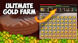 I built the ULTIMATE gold farm in survival MINECRAFT [upl. by Acinehs]