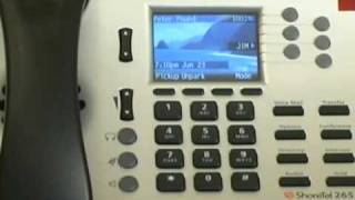 ShoreTel IP Phone Tutorial  Part 2 of 2 [upl. by Cataldo]