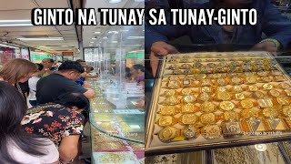 Pricelist Ng Mga Ginto Dito Sa TunayGinto Forever Gold Dinto Sa Ongpin [upl. by Etiragram818]