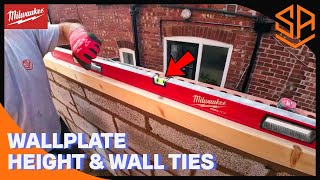 150MM CAVITY EXTENSION WALL PLATE LINTELS AND WALL TIES PT 7 [upl. by Pisarik398]