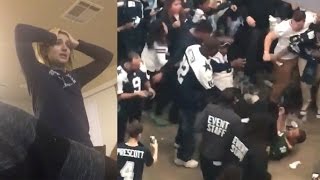 Cowboys Fans FIGHT Packers Fan Break TVs and Cry After Playoff Loss to Green Bay [upl. by Ecirted]