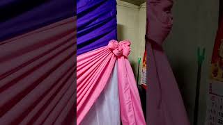 DIY BACKDROP DESIGN IDEAS BACKDROP DESIGN TUTORIAL diy backdropdesign [upl. by Teplica]