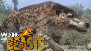 Walking With Beasts 2001  Andrewsarchus Screen Time [upl. by Nanam]