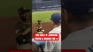 Jurickson Profar vs Dodgers Fans 👀 [upl. by Ariday]