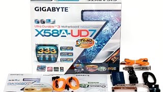 GIGABYTE GAX58AUD7 комплектация [upl. by Dukey53]