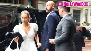 Derek Jeter Is Mistaken For Jason Statham While Out With His Wife Hannah Jeter amp Kids In New York [upl. by Asia]