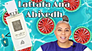 Lattafa Ana Abiyedh  Erba Pura on the Cheap  Glam Finds  Fragrance Reviews [upl. by Haleeuqa934]