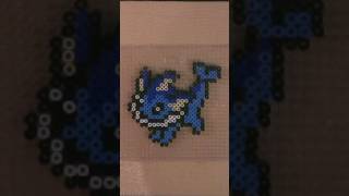 Perler Beads Timelapse Vaporeon  Pokémon Pixel Art [upl. by Auj]