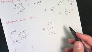 Kinetics Third Order Reaction Integrated Rate Laws [upl. by Nomla271]