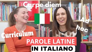 Parole Latine nella Lingua Italiana  Real Italian Conversation sub ITA [upl. by Eelasor866]