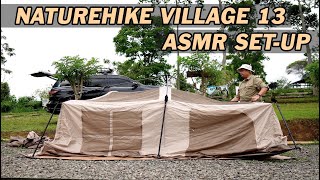 Set up a camping tent alone  Naturehike Village 13  ASMR [upl. by Scherle]