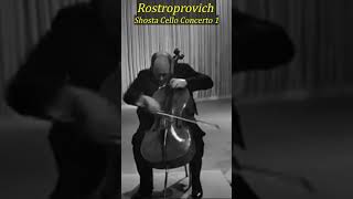 Rostropovich  Shostakovich Cello Concerto No 1 in Eflat major Op 107 [upl. by Lorelei]