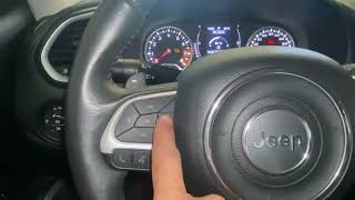 Como reprogramar e apagar a luz do tpms pressão dos pneus do Jeep Renegade [upl. by Ahsiral422]