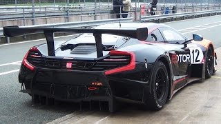 2015 McLaren 650s GT3 START UP amp REV [upl. by Meggs948]