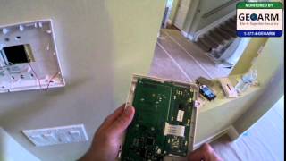 Honeywell 6150  How to swap a 6150 for a 6160 programming keypad [upl. by Minne]