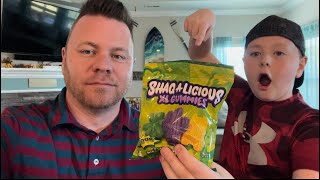 SHAQALICIOUS Sour Gummies Review [upl. by Hyatt]