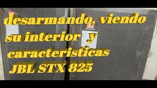 Desarmar JBL STX 825 ver por dentro y características [upl. by Jay]