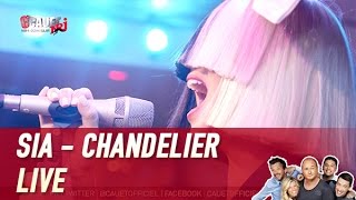 Sia  Chandelier  Live  C’Cauet sur NRJ [upl. by Heydon]