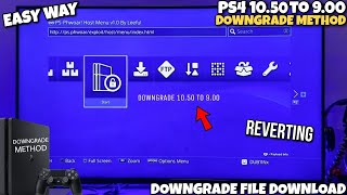 How to downgrade PS4 from 1050 to 900 Reverting PS4 1050 to 900 [upl. by Ellennod]