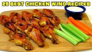 25 BEST Chicken Wing Recipes  Easy Superbowl Appetizers  The Wolfe Pit [upl. by Ahtaga]