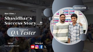 How Qspiders BTM Helped Me Become a QA Tester  Shasidhars Success Story [upl. by Leopold541]