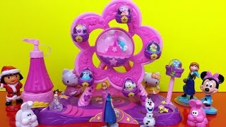 Glitzi Globes Ferris Wheel Amusement Park Water Glitter Playset Shopkins With Ponies and Animals [upl. by Aldwin]