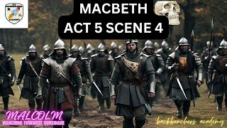 Macbeth Act 5 Scene 4 in 24 Hours with This Guide BACKBENCHERS ACADEMYISC CLASS 12LINE BY LINE [upl. by Eintruoc]