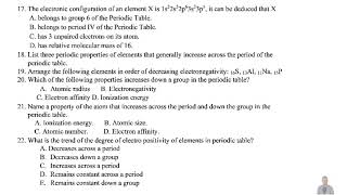 CHEMISTRY THE PERIODIC TABLE [upl. by Harad770]