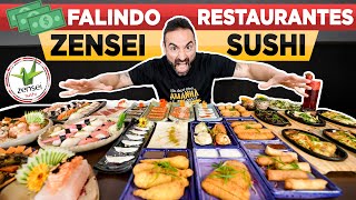 FALINDO RESTAURANTES RODÍZIO DO ZENSEI SUSHI [upl. by Lihp]