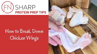 How to Separate Chicken Wings [upl. by Eneryt]