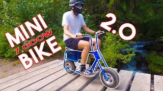 DIY Electric Mini Bike  7000W Insane Mini Bike Teaser [upl. by Nissa619]