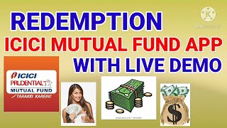 RedeemRedemption in ICICI mutual fund with live demoWithdrawalICICI mutual fund with live demo [upl. by Airb]