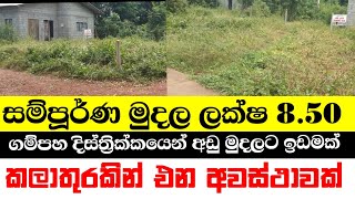 850ට ඉඩමක් ගමුProperties for sale in Gampaha District Sri Lanka at low costland sale in uggaloda [upl. by Wachtel26]