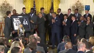 President Obama Honors the 2016 NCAA Champion Villanova Wildcats Mens Basketball Team [upl. by God]