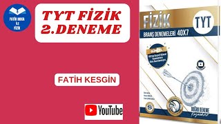 BİLGİ SARMAL YAYINLARITYT FİZİK 2DENEMEaytfizik tytfizik yks2024 bilgisarmalyayınları [upl. by Elbag]