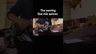 TheWarning Qué Más Quieres guitar cover guitar thewarningrockband [upl. by Naryb]