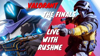 VALORANT LIVE STREAM INDIA  THE FINALS LATER valorant live valorantindia thefinals oncehuman [upl. by Finstad]