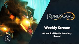 Alchemical Hydrix Jewellery Reveal  RuneScape Weekly Stream August 2020 [upl. by Neyud545]