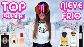 TOP 10 PERFUMES PARA NIEVE ❄️ ESQUÍ ⛷️ o MUCHO FRÍO 🥶 [upl. by Eadnus]