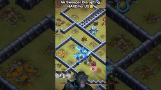 Air Sweeper Stands Alone 😱  Clash of Clans  shorts [upl. by Hareema]