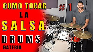 COMO TOCAR SALSA EN LA BATERIA [upl. by Ridgley]