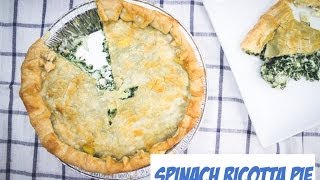 How to Make Spinach Ricotta Pie [upl. by Aecila]