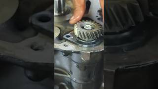 How to fit crankshaft balance shaft in engine head crankshaft automobile dieselengine engine [upl. by Tenay]