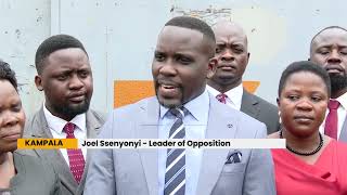 “YOU ARE NOT WELCOME TODAY”  LOP SSENYONYI AND SHADOW CABINET DENIED ENTRY AT ROKO CONSTRUCTION LTD [upl. by Justicz]