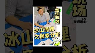 【LV与职场】冰山原理之因素分析 [upl. by Tiphany]