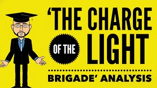 Alfred Lord Tennysons The Charge of the Light Brigade Mr Bruff Analysis [upl. by Namref261]