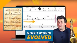 Sheet Music Has Evolved  Saxophonist Reviews Tomplay 2024 [upl. by Durrell]